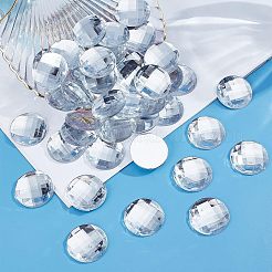 60Pcs Acrylic Faceted Cabochons&nbsp;OACR-FG0001-06