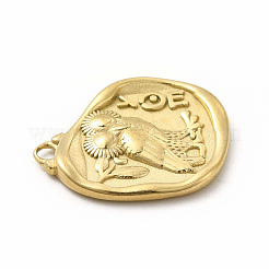 304 Stainless Steel Pendants&nbsp;STAS-M305-03G