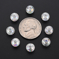 Transparent Crackle Acrylic Beads&nbsp;X-MACR-S373-66-L06