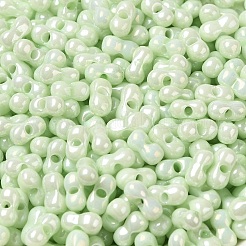 Opaque Colours Luster Glass Seed Beads&nbsp;SEED-B001-01A-10