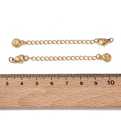 201 Stainless Steel Curb Chain Extender&nbsp;SA-CBA0FDA-01G-21