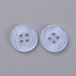 4-Hole Plastic Buttons&nbsp;BUTT-S020-11-12.5mm