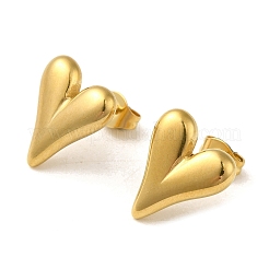 PVD Vacuum Plating 304 Stainless Steel Stud Earring&nbsp;EJEW-C099-04G