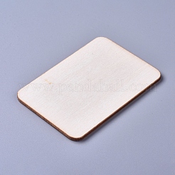 Unfinished Blank Poplar Wood Cabochons&nbsp;WOOD-D021-02B