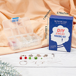 162Pcs DIY Christmas Themed Earring Making Kits&nbsp;DIY-SC0015-42