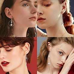 DIY Dangle Earring Making Kits&nbsp;DIY-SC0016-69