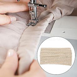 Polyester Braided Lace Trims&nbsp;OCOR-WH0070-21A