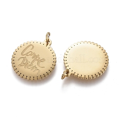 Ion Plating(IP) 304 Stainless Steel Pendants&nbsp;STAS-I164-009G