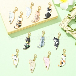 12Pcs Alloy Enamel Pendant Decorations&nbsp;HJEW-YW00472