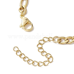 Rhombus Transparent Glass Link Bracelets&nbsp;BJEW-JB11002