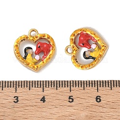 304 Stainless Steel Enamel Pendants&nbsp;STAS-L316-21G-01