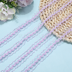 25M Nylon Elastic Pleated Lace Trim&nbsp;OCOR-CY0001-13D