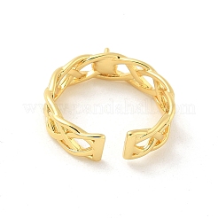 Brass Cup Peg Open Cuff Ring Settings&nbsp;LS-KK-G518-08G-02