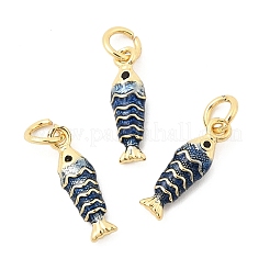 Brass Micro Pave Cubic Zirconia Pendants&nbsp;KK-Z147-03G