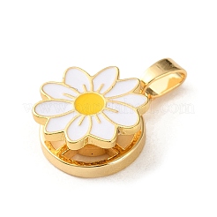 Rotatable Brass Enamel Pendants&nbsp;X-KK-P320-04A-G