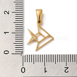 PVD Vacuum Plating 304 Stainless Steel Pendants&nbsp;STAS-M322-11G