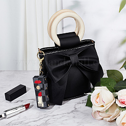 PU Leather Lipstick Holder Keychains&nbsp;AJEW-WH0248-226C