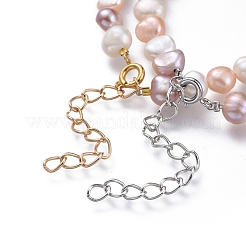 Natural Freshwater Pearl Beaded Bracelets Sets&nbsp;BJEW-JB05122