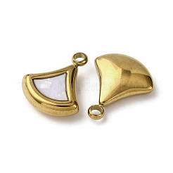 304 Stainless Steel Resin Pendants&nbsp;STAS-P406-15D-G