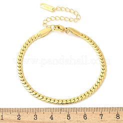 304 Stainless Steel Snake Chain Bracelets for Women&nbsp;BJEW-U019-04G-07