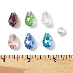 DIY Glass Teardrop Angel Pendant Making Kits&nbsp;TIBEB-FP0001-47