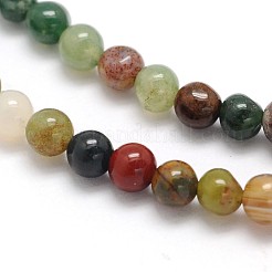 Natural Indian Agate Round Beads Strands&nbsp;X-G-N0166-23-3mm