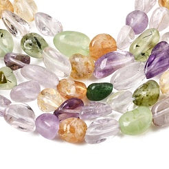 Natural Multi Color Quartz Bead Strands&nbsp;G-L459-17