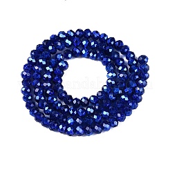 Transparent Electroplate Glass Beads Strands&nbsp;EGLA-Q131-01A-01