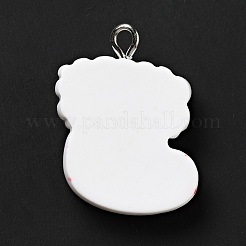 Christmas Opaque Resin Pendants&nbsp;RESI-G043-B07