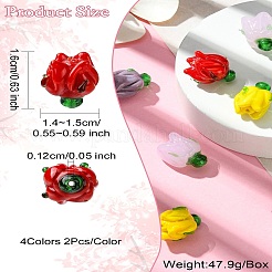 Handmade Lampwork Beads&nbsp;LAMP-CJ0002-04