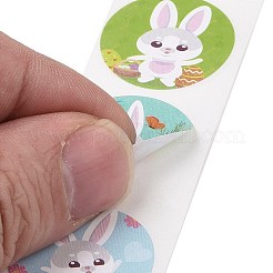 8 Patterns Easter Theme Self Adhesive Paper Sticker Rolls&nbsp;LS-DIY-C060-03N