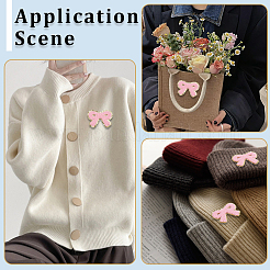 12Pcs Bowknot Towel Cloth Computerized Embroidery Cloth Iron On/Sew On Patches&nbsp;DIY-CY0001-14