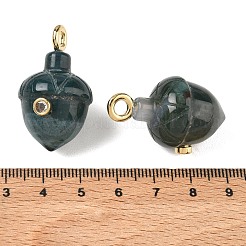 Natural Moss Agate Pendants&nbsp;GG-CBA105B-04N-G