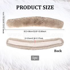 1Pc Artificial Fox Wool Collar for Women&nbsp;DIY-PH0035-54B