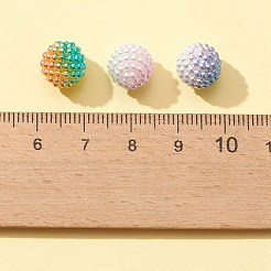 50Pcs 5 Colors Imitation Pearl Acrylic Beads&nbsp;OACR-FS0001-18