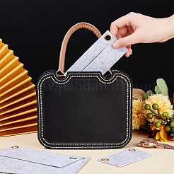 4Pcs 4 Style Wool Felt Purse Organizer Insert&nbsp;DIY-CN0002-11