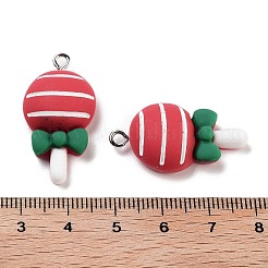 Christmas Theme Opaque Resin Pendants&nbsp;RESI-N039-102
