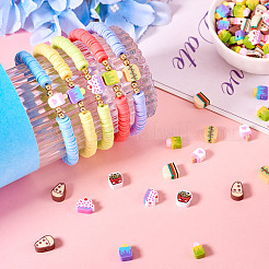 80G Handmade Polymer Clay Beads&nbsp;CLAY-TA0001-63