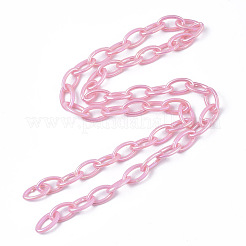 Acrylic Opaque Cable Chains&nbsp;PACR-N009-001H