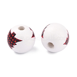 Dyed Natural Wooden Beads&nbsp;WOOD-O005-02A