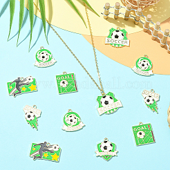 28Pcs 7 Styles Alloy Enamel Pendants&nbsp;FIND-SC0019-56