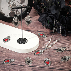 20Pcs 2 Colors Alloy Enamel Pendants&nbsp;ENAM-SC0005-04
