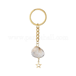 Shell Shape Acrylic Pendant Keychain&nbsp;KEYC-JKC00488