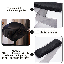 Polyester Deco Mesh Ribbons&nbsp;OCOR-WH0064-76B