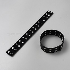 Leather Adjustable Armbands Sleeve Bands&nbsp;BJEW-WH0035-003