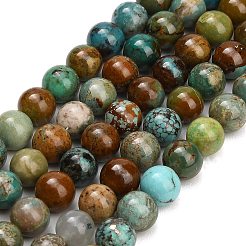Natural Turquoise Beads Strands&nbsp;G-G475-A05-8mm