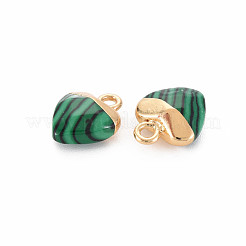 Synthetic Malachite Charms&nbsp;G-N326-121-07