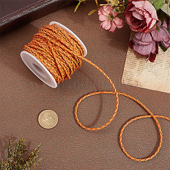 19M Braided Imitation Leather Cords&nbsp;LC-CL0001-02C