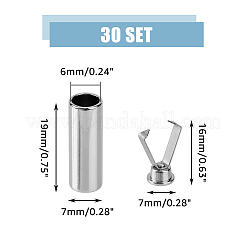 30sets Alloy Aglets for Shoelaces&nbsp;FIND-DC0004-98