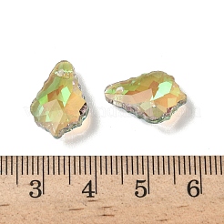 AB Color Plated Electroplate Glass Pendants&nbsp;EGLA-O003-06C-14